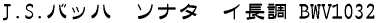 J.S.obn@\i^@C BWV1032